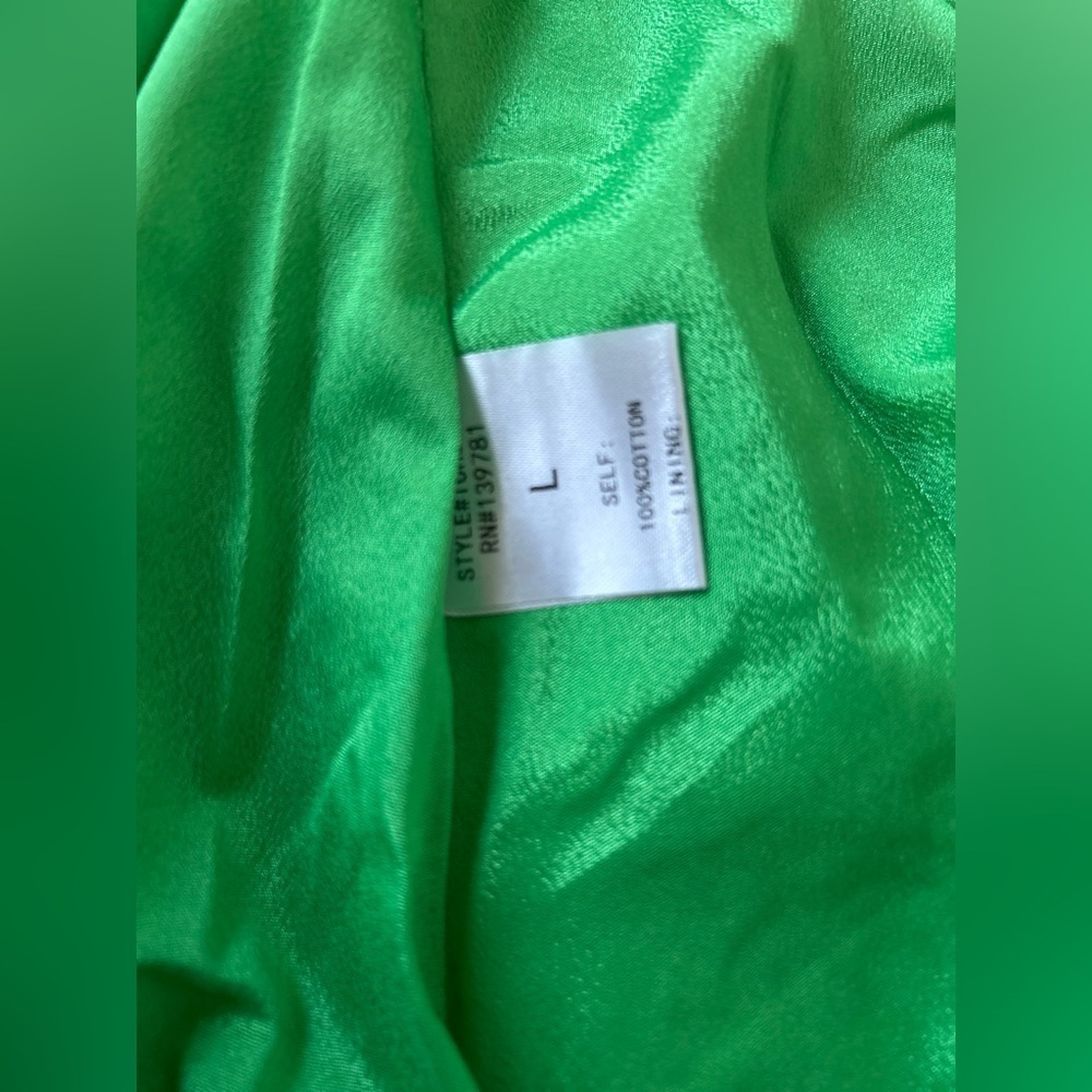 NWT TEA & CUP KELLY GREEN MELIA SUN DRESS. Sz. L. ABSOLUTELY STUNNING, SEXY - Picture 9 of 11